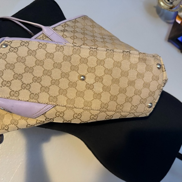 SOLD***SOLD***SOLD***GUCCI  NEW BRITT GG TOTE BAG 169945 9709J - Picture 5 of 11